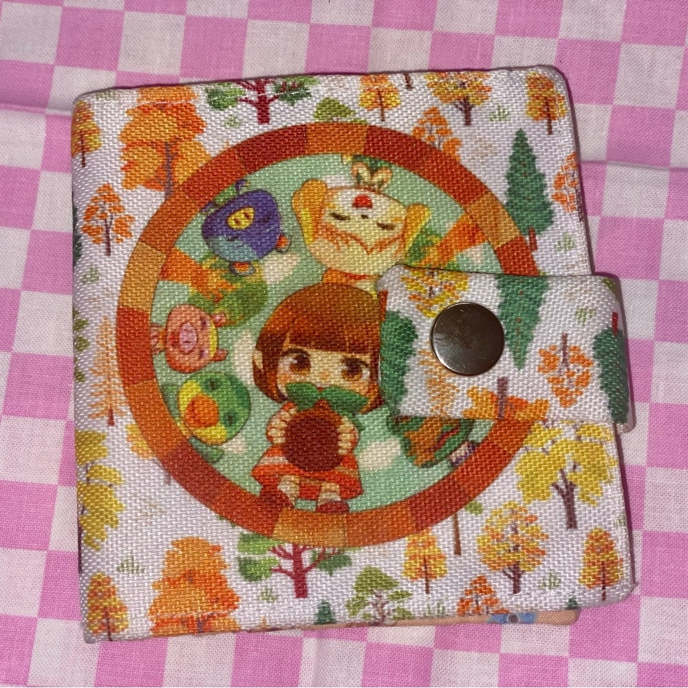 Hand sewed Animal Crossing wallet